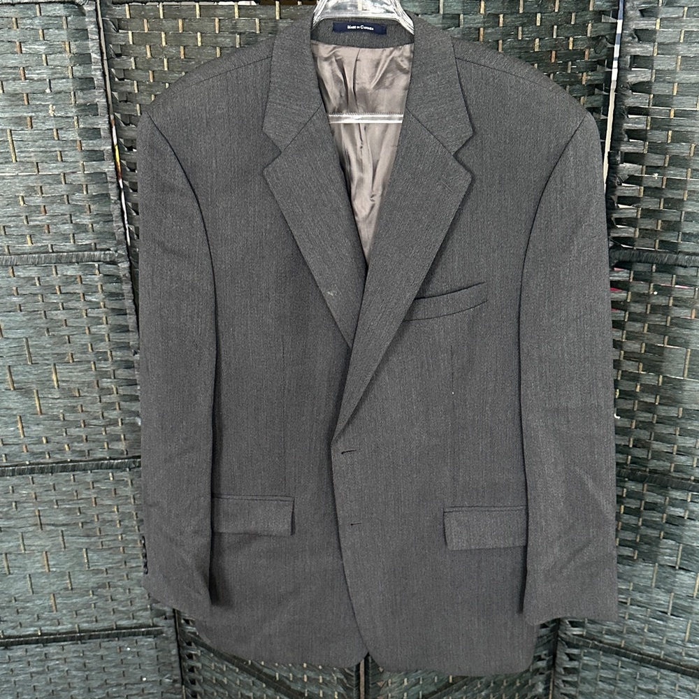 Men's Gray Vintage Blazer 48 T